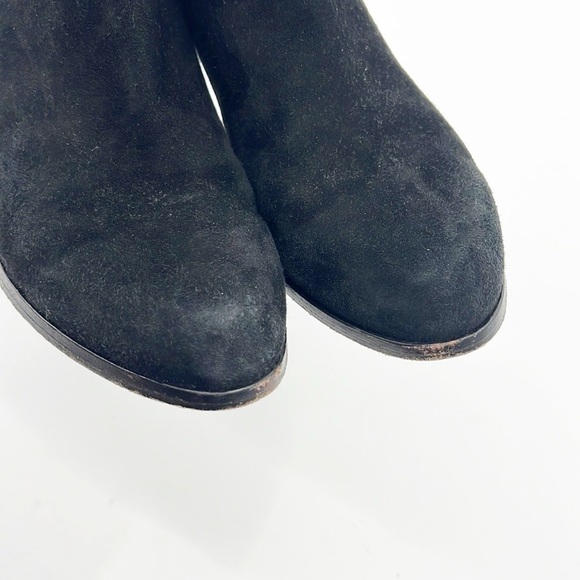 EILEEN Fisher Peer Black Suede Ankle Booties size 7.5 - Picture 8 of 14